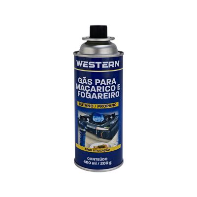 GAS PARA MACARICO E FOGAREIRO IMPORTADO 400ML