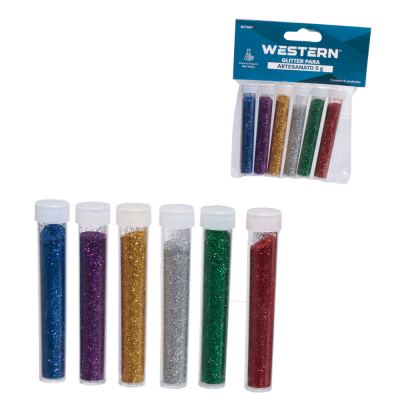 GLITTER PARA ARTESANATO 5G 6 PECAS