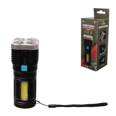LANTERNA RECARREGAVEL 4 LEDS USB