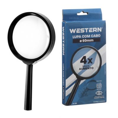 LUPA COM CABO 4X AUMENTO 60MM