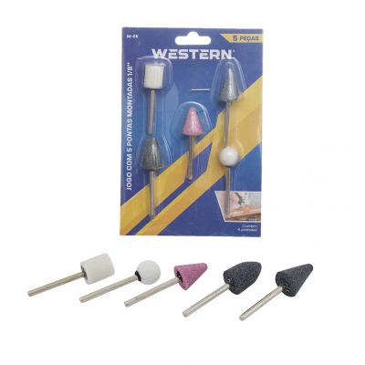 PONTAS MONTADAS 1/8” 5PC