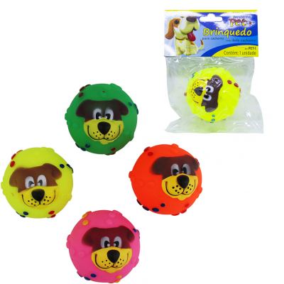 BRINQ CAO BOLA 6,5CM