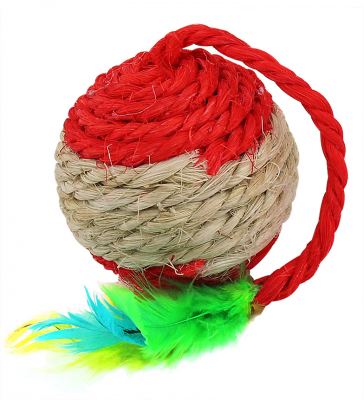 BRINQUEDO PARA GATO BOLA SISAL