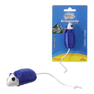 BRINQUEDO PARA GATO MINI RATO FIO