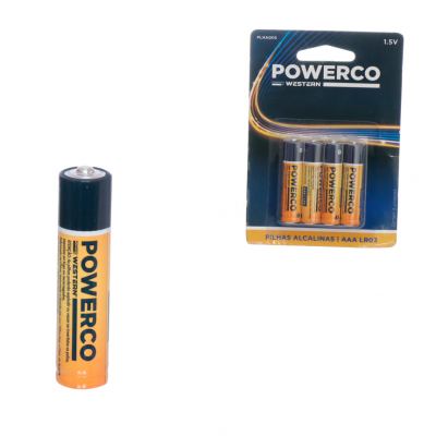 PILHA ALCALINA AAA 4 PECAS