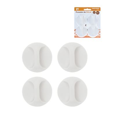 PUXADOR PARA MOVEIS ADESIVO 4 PECAS