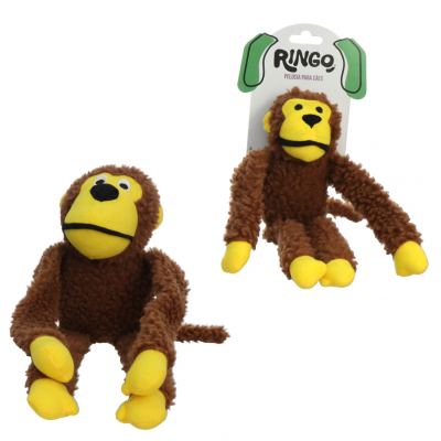BRINQUEDO PARA CAES DE PELUCIA MACACO 38 CM