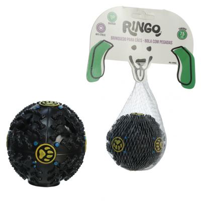 BRINQUEDO PARA CAES BOLA PEGADA 7,5CM