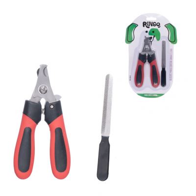 ALICATE PARA CORTAR UNHA 15,5CM E LIXA PET