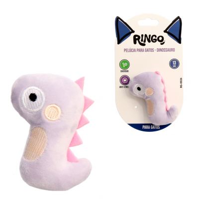 BRINQUEDO PARA GATOS PELUCIA DINOSSAURO