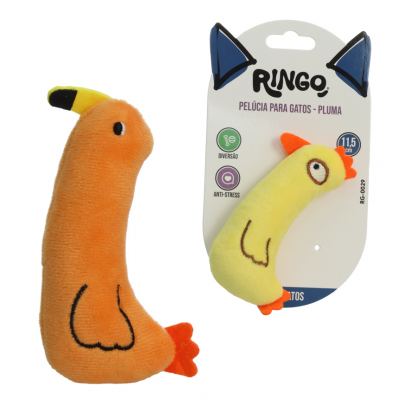 BRINQUEDO PARA GATOS PELUCIA PLUMA