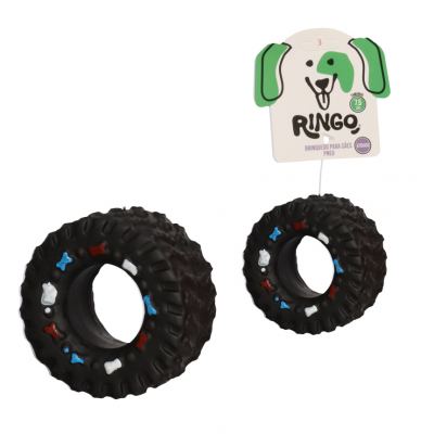 BRINQUEDO PARA CACHORRO PNEU 7,5CM