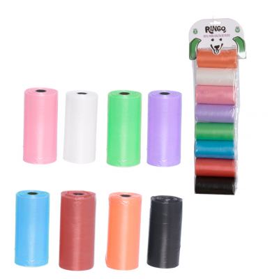 REFIL SAQUINHOS COLETOR DE FEZES PET 8 ROLOS