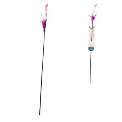 BRINQUEDO PARA GATO COM PENAS 64CM