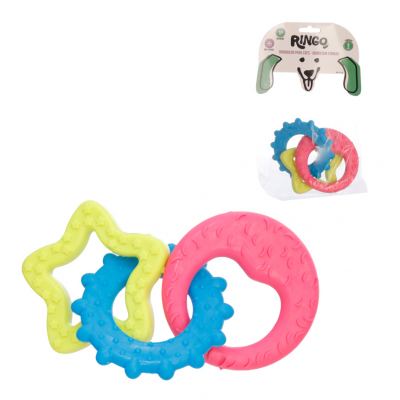 BRINQUEDO PARA CACHORRO MORDEDOR FORMAS 8,3CM