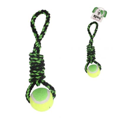 BRINQUEDO PARA CACHORRO CORDA COM BOLA E NO 30CM