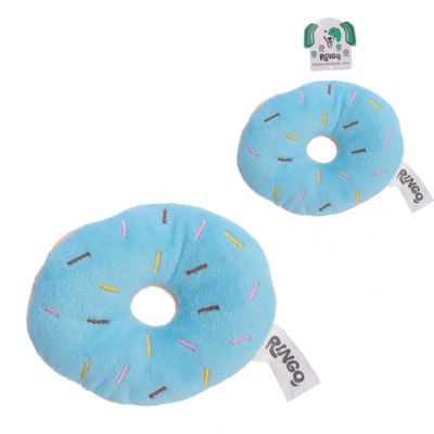 BRINQUEDO PARA CAES DE PELUCIA ROSQUINHA 10 CM 