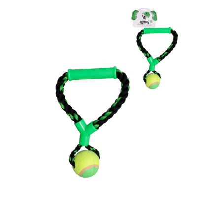 BRINQUEDO PARA CAES CORDA COM BOLA 25,5CM