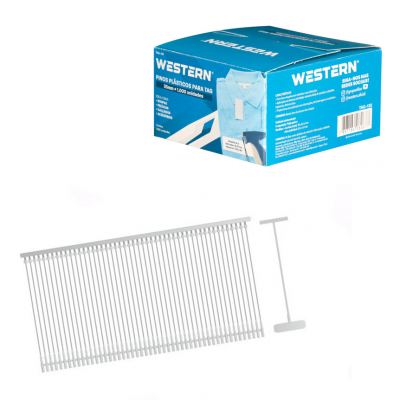PINO PLASTICO PARA TAG 35MM BRANCO 1000 PECAS