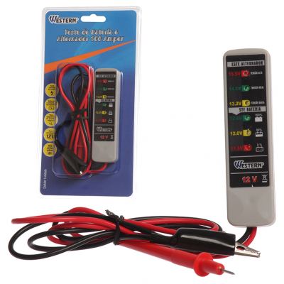 TESTE DE BATERIA E ALTERNADOR 12V