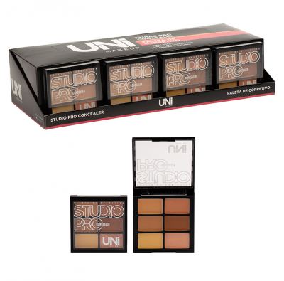 PALETA DE CONTORNO STUDIO PRO 6 CORES