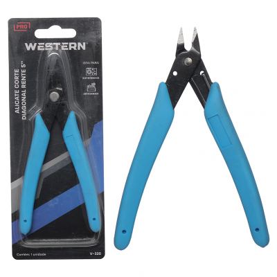 ALICATE DE CORTE DIAGONAL RENTE AZUL 5"