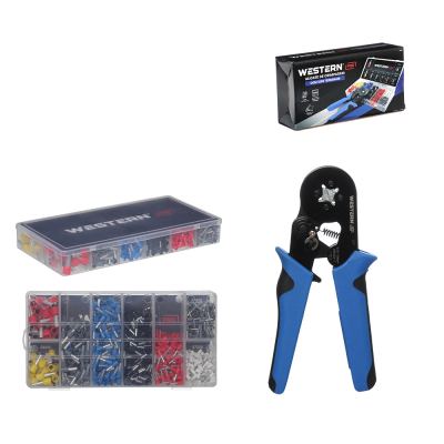 ALICATE CRIMPADOR AZUL COM 1250 TERMINAIS 6"