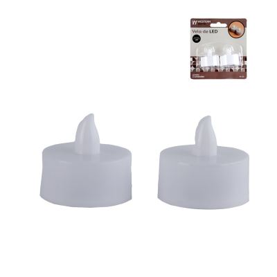 VELA DE LED 4CM 2 PECAS