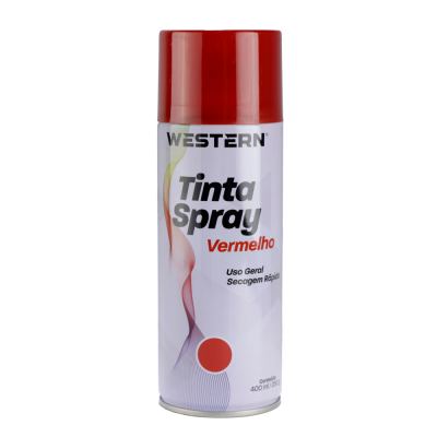 TINTA SPRAY USO GERAL BRILHO VERMELHOM 400ML