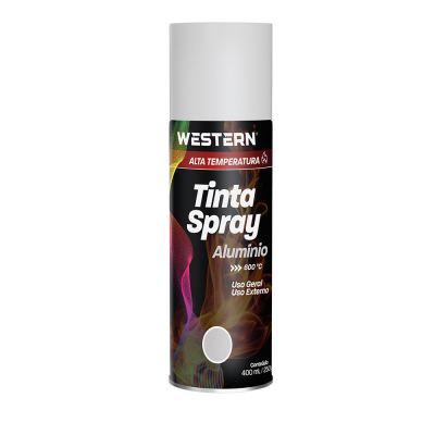 TINTA SPRAY ALTA TEMPERATURA ALUMINIO 400ML