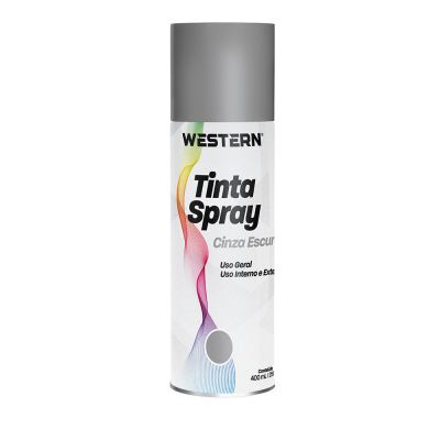 TINTA SPRAY USO GERAL BRILHO CINZA ESCURO 400ML