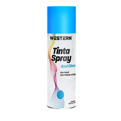 TINTA SPRAY USO GERAL BRILHO AZUL CLARO 400ML
