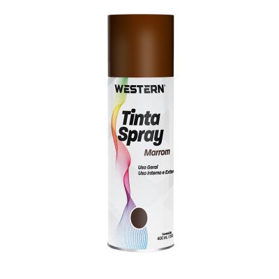 TINTA SPRAY USO GERAL BRILHO MARROM 400ML
