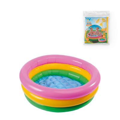 PISCINA 3 ANEIS COLORS 80L
