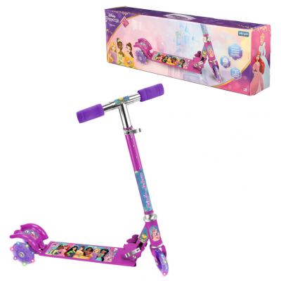 PATINETE AJUSTAVEL E DOBRAVEL PRINCESAS 3 RODAS