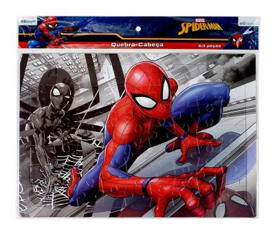 QUEBRA CABECA SPIDERMAN 63 PECAS