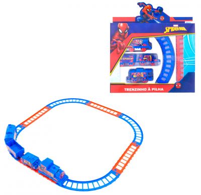 TRENZINHO COM PISTA SPIDERMAN