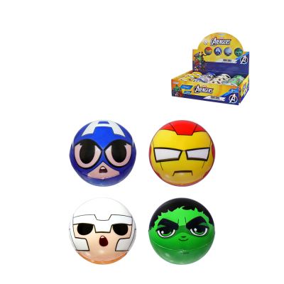 SQUISHY BOLINHA 7,5CM AVENGERS DISPLAY COM 12 PECAS
