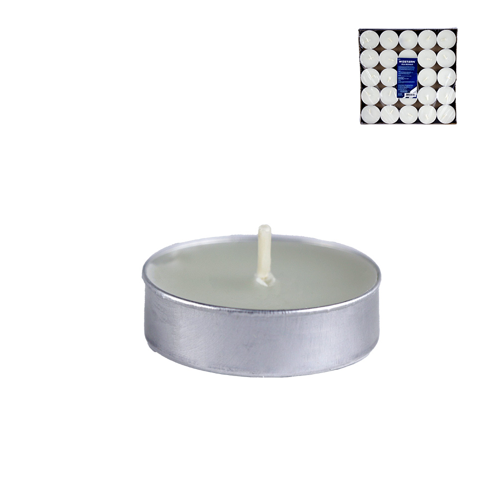VELA RECHAUD DE PARAFINA 3,5CM 60G 50 PECAS
