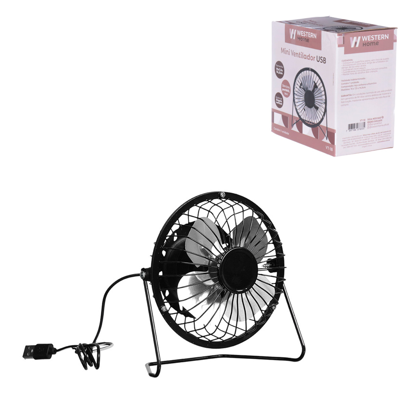 VENTILADOR MINI DE MESA USB