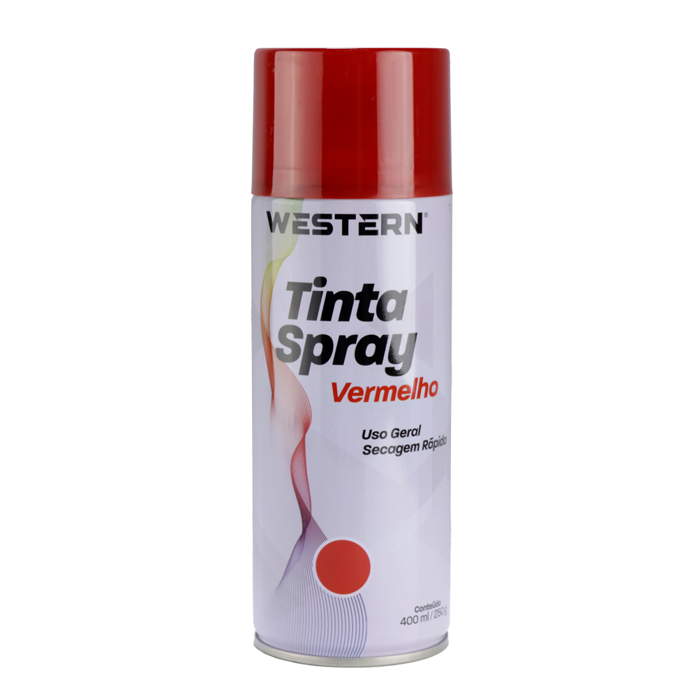 TINTA SPRAY USO GERAL BRILHO VERMELHOM 400ML
