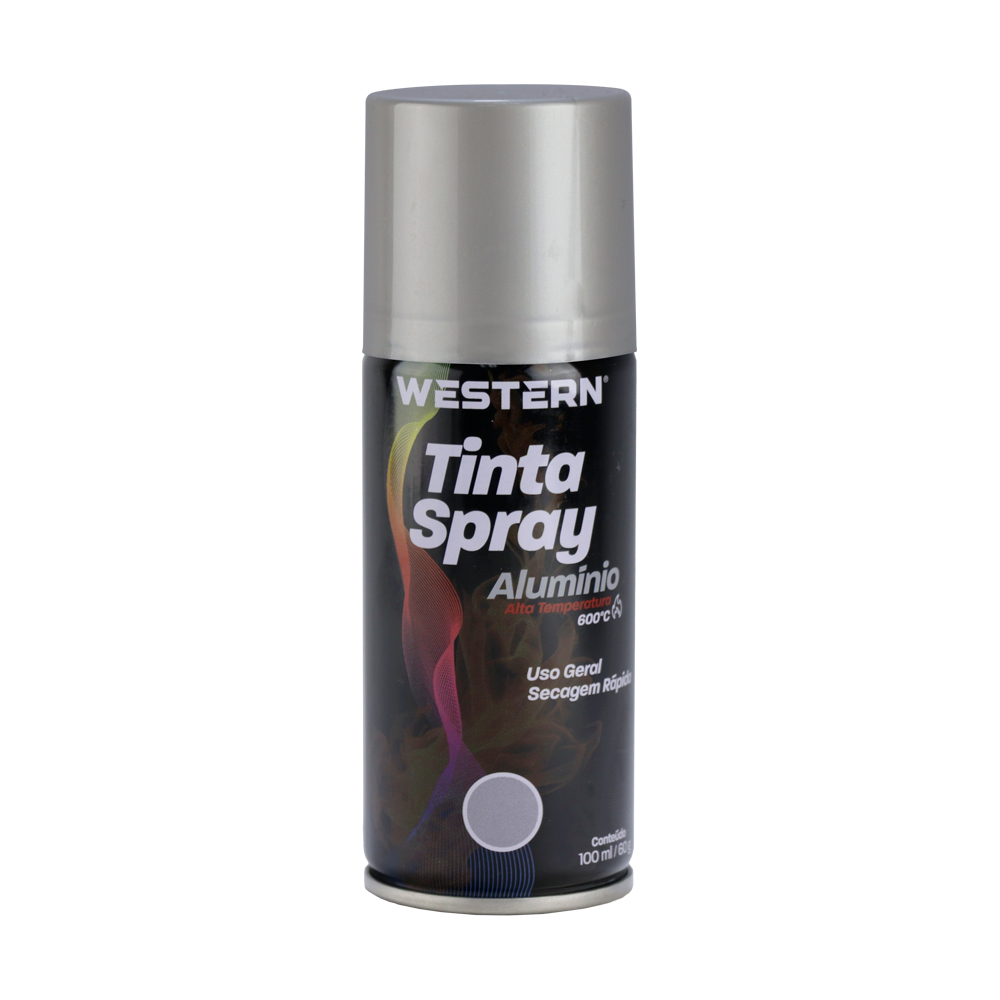 TINTA SPRAY USO GERAL BRILHO ALUMINIO 100ML