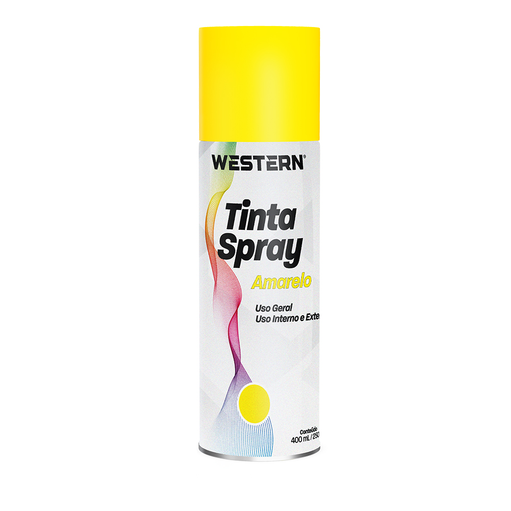 TINTA SPRAY USO GERAL BRILHO AMARELO 400ML