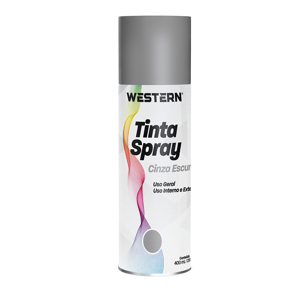 TINTA SPRAY USO GERAL BRILHO CINZA ESCURO 400ML