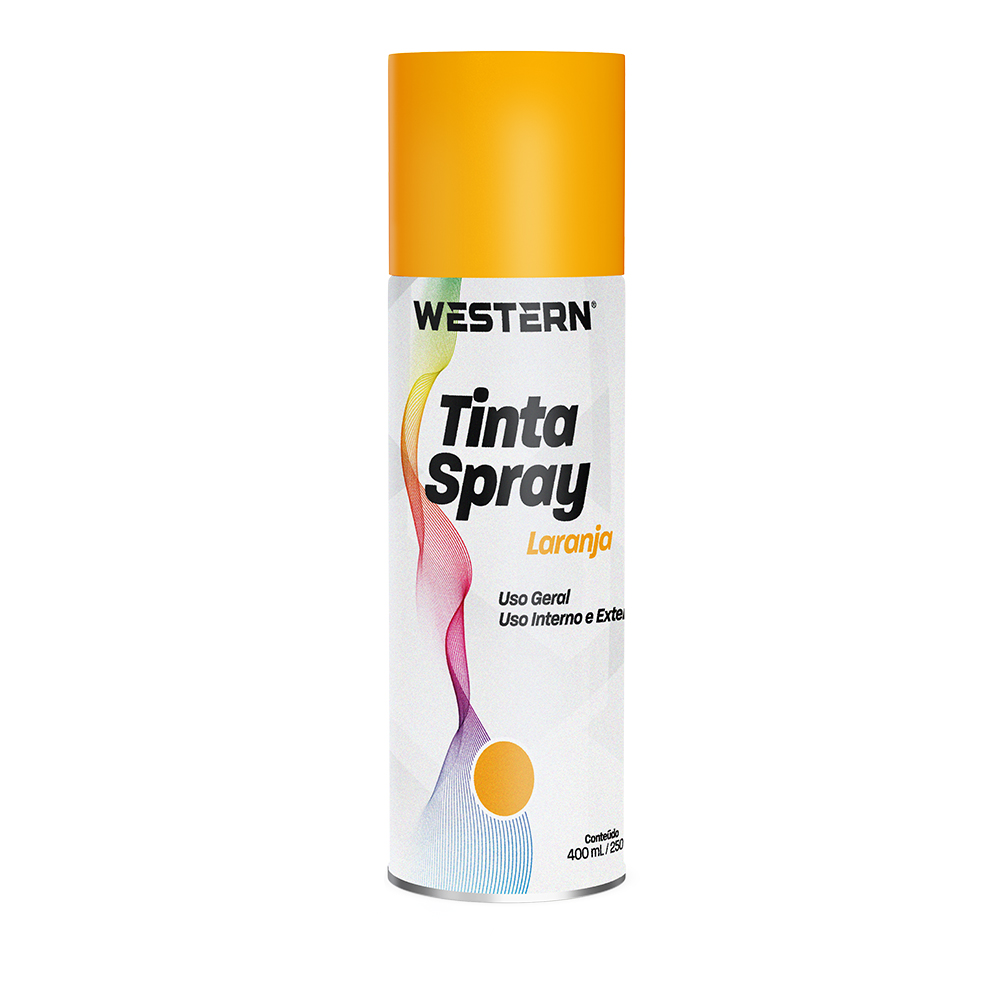 TINTA SPRAY USO GERAL BRILHO LARANJA 400ML