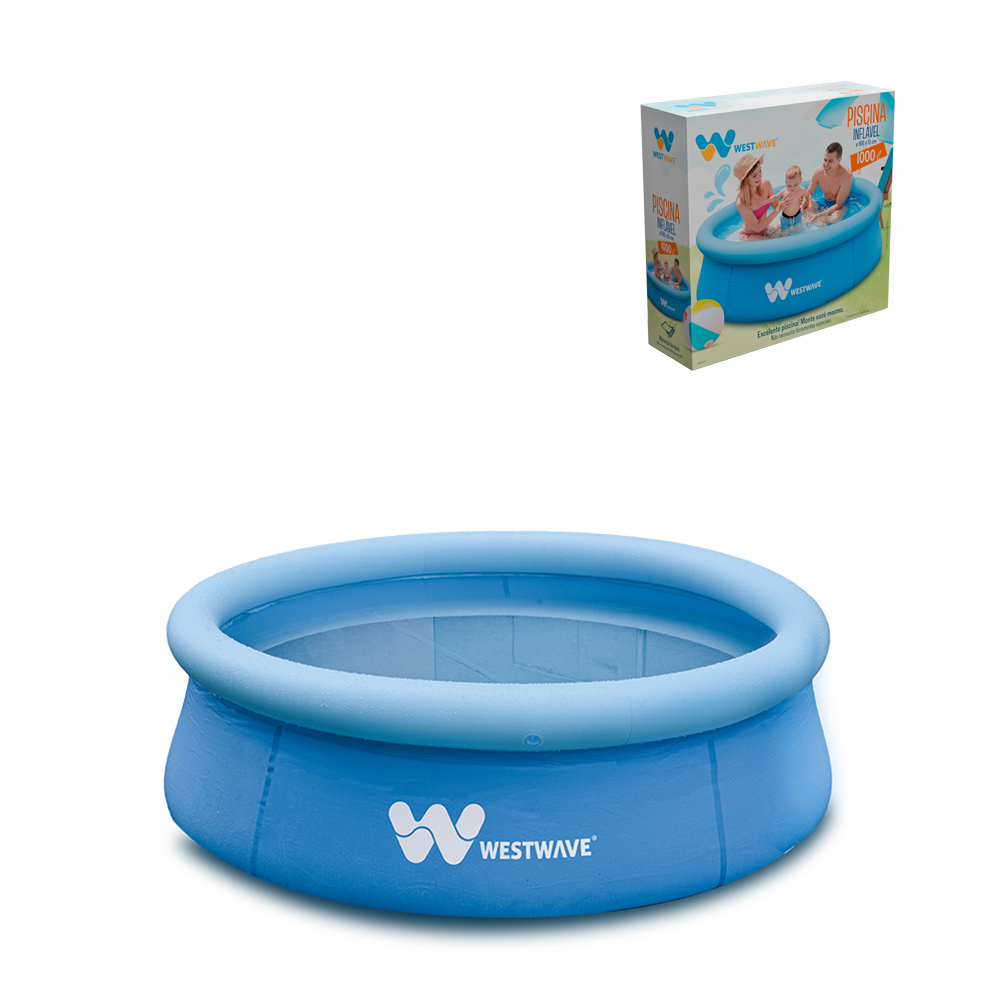 PISCINA INFLAVEL 1000L 1,68M X 51CM WESTWAVE