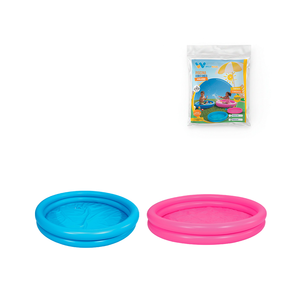 PISCINA 2 ANEIS NEON 80L