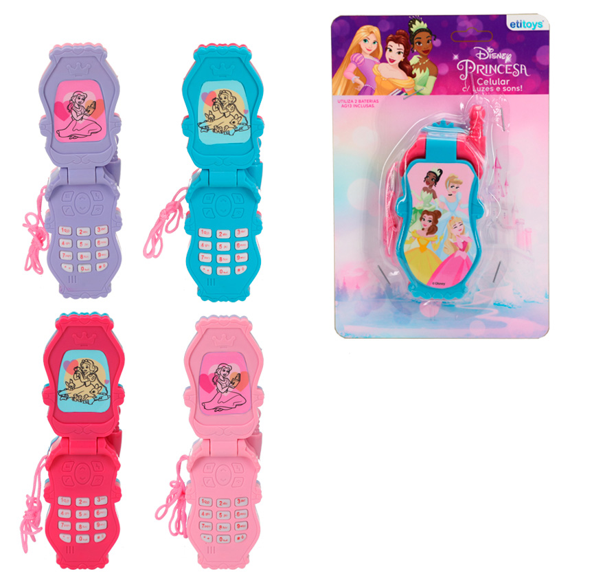 CELULAR FLIP PRINCESAS