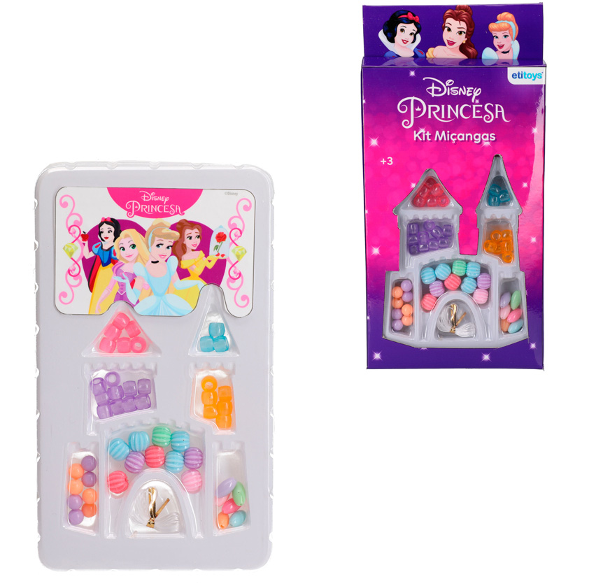 KIT MICANGAS PARA BIJUTERIA PRINCESAS 40 PECAS