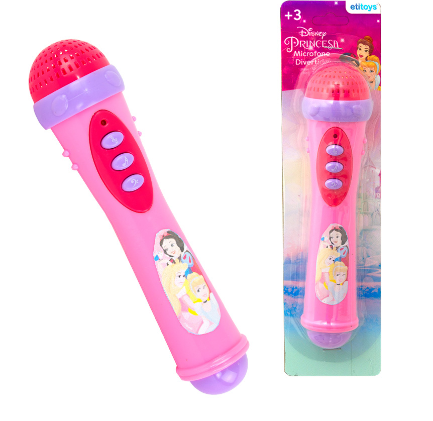 MICROFONE COM SOM PRINCESAS